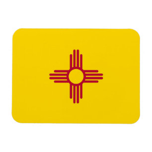 Íman Imagem flexível patriótica com bandeira do Novo Mé