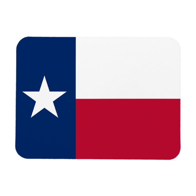 Íman Imagem flexível patriótica com bandeira do Texas (Horizontal)