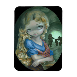 Íman Imagem flexível "Retrato de Cachinhos Dourados"