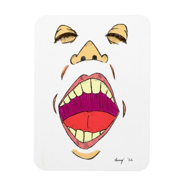 Íman Imagem flexível "Shout" (Vertical)