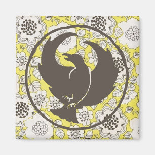 Íman Imagem Floral Crowfoot Vintage