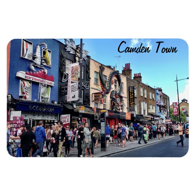 Íman Imagem fotográfica de Camden Town 4"x6" (Horizontal)