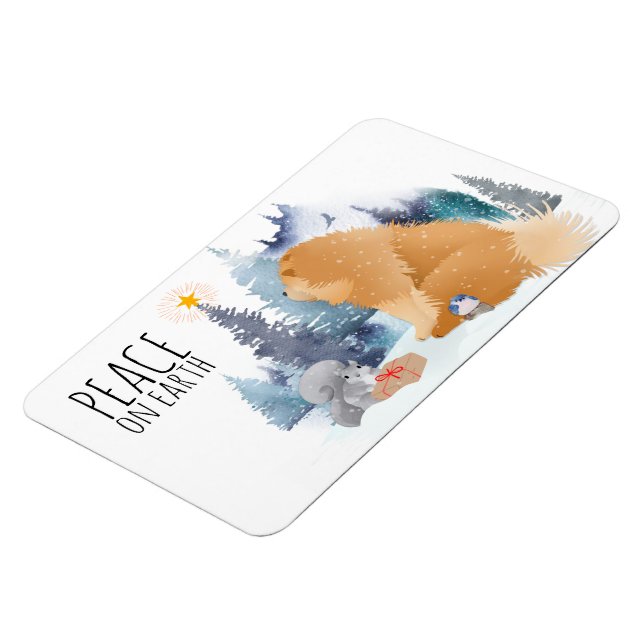 Íman Imagem fotográfica de cão PEACE Chow (Left Side)