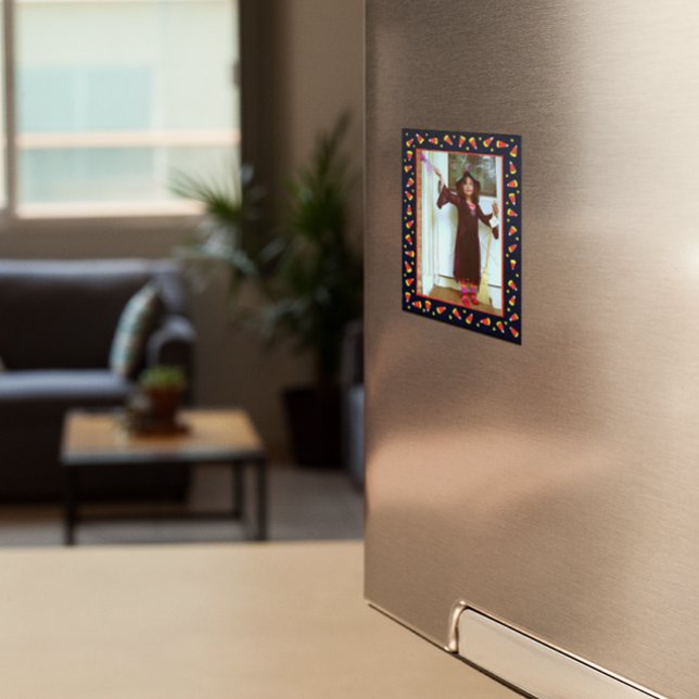 Íman Imagem fotográfica do Halloween 3"x4" (Criador carregado)