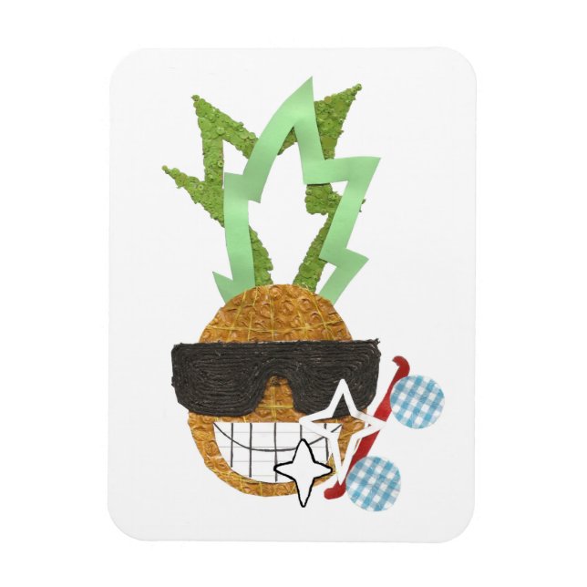 Íman Imagem Fotográfica do Pineapple legal (Vertical)