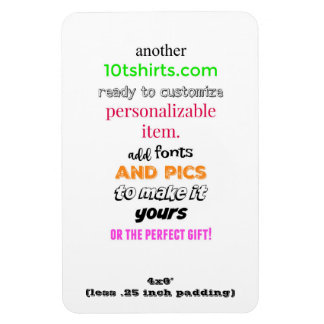 Íman Imagem fotográfica flexível 4x6"