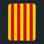 Íman Imagem fotográfica flexível com bandeira da Catalu<br><div class="desc">Adicione um toque de orgulho catalão a qualquer espaço com o nosso ímã fotográfico flexível e exclusivo com a bandeira da Catalunha! Projetado para funcionalidade e expressão cultural, este ímã é mais do que apenas um acessório decorativo — é uma celebração do patrimônio e identidade da Catalunha. A vibrante design...</div>