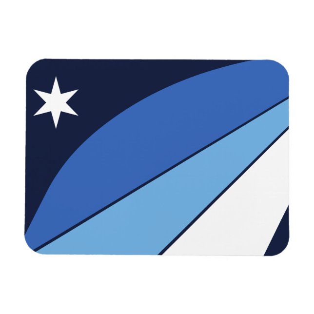 Íman Imagem fotográfica flexível com bandeira da Colômb (Horizontal)