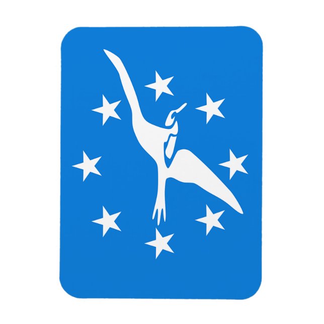 Íman Imagem fotográfica flexível com bandeira de Corpus (Vertical)