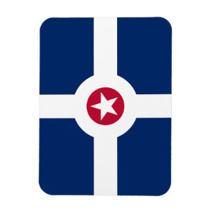 Íman Imagem fotográfica flexível com bandeira de Indian