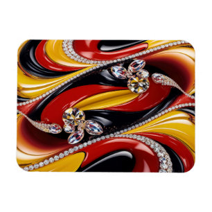 Íman Imagem fotográfica flexível com cores belgas