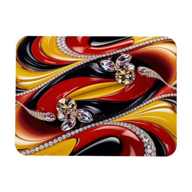 Íman Imagem fotográfica flexível com cores belgas (Horizontal)