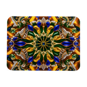 Íman Imagem fotográfica flexível com cores do Brasil