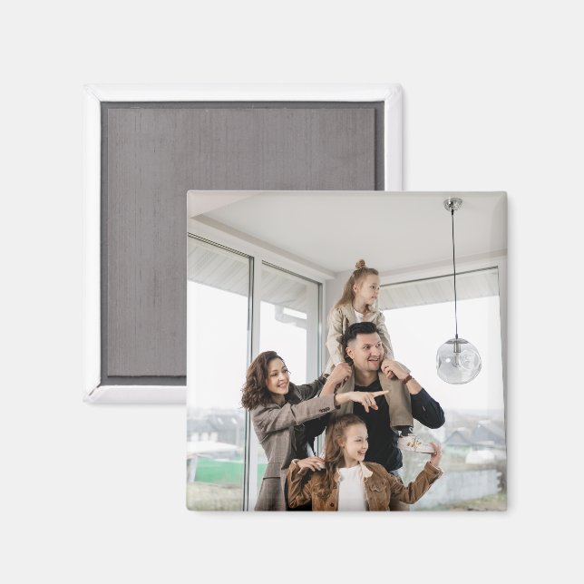 Íman Imagem fotográfica, ímã personalizado, memórias da (Front/Back)