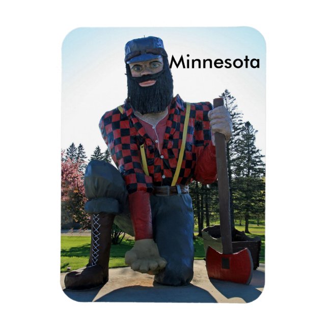 Íman Imagem fotográfica Paul Bunyan 3"x4" (Vertical)