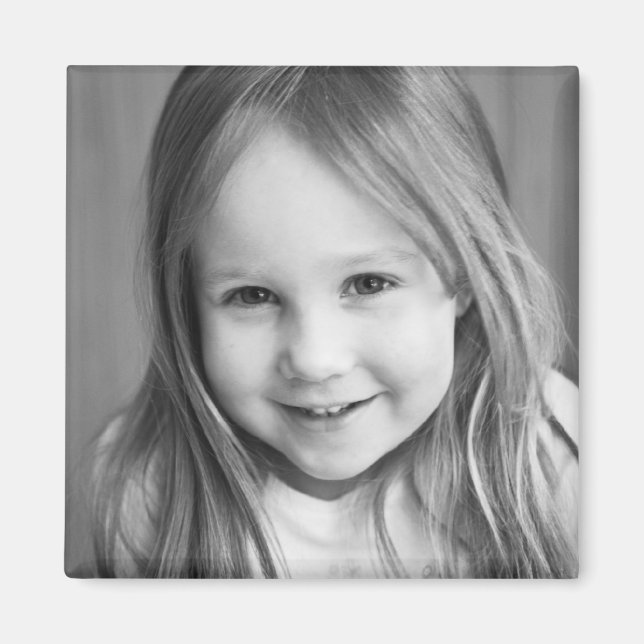 Íman Imagem fotográfica personalizada (Frente)