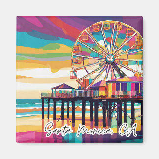 Íman Imagem Funky City Magnet - Papais noeis Monica