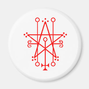 Íman Imagem Gótica Astaroth Demon Sigil