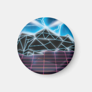 Íman Imagem gráfica de videogames retrô dos anos 80