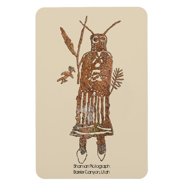 Íman Imagem gráfica do Shaman (Vertical)
