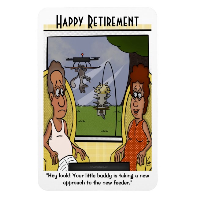 Íman Imagem Grande com Prova de Esquilo (Vertical)