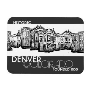 Íman Imagem histórica de Denver Colorado