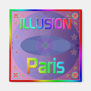 Íman Imagem "ILLUSION Paris"