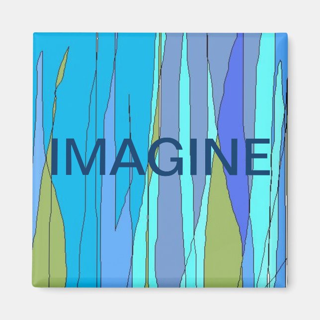 Íman Imagem "Imagine/Blublu" (Frente)