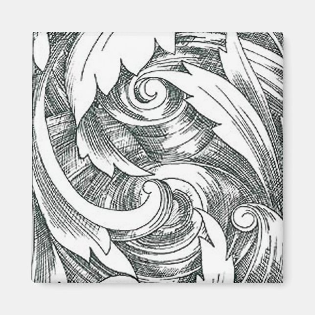 Íman Imagem Ink Art Swirl (Frente)