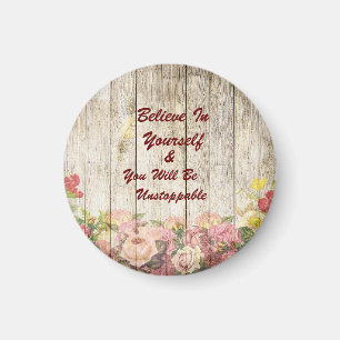 Íman Imagem Inspiracional Acredita e Imobilizável