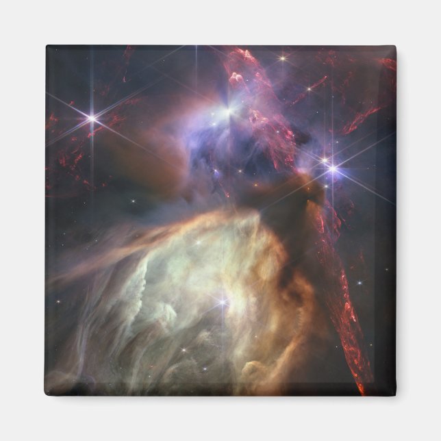 Íman Imagem JWST de estrelas Rho Ophiuchi (Frente)