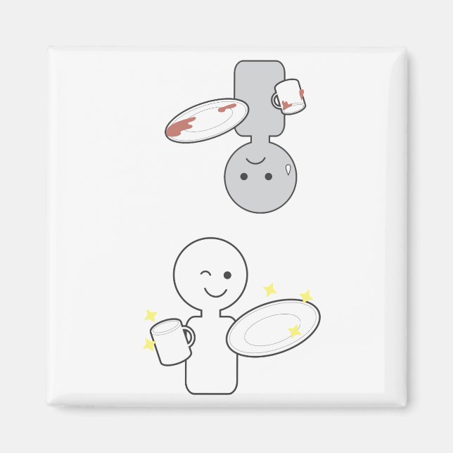 Íman Imagem limpa suja (Frente)