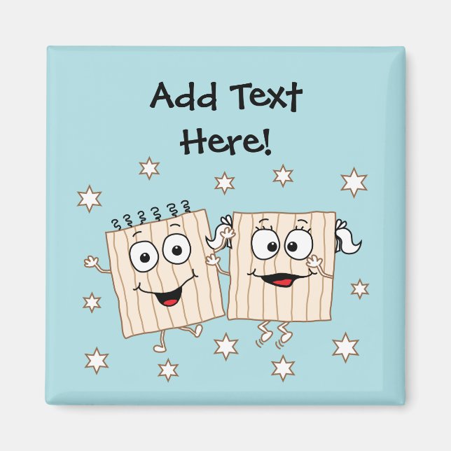 Íman Imagem "Matzahs" ao quadrado de passagem (Frente)