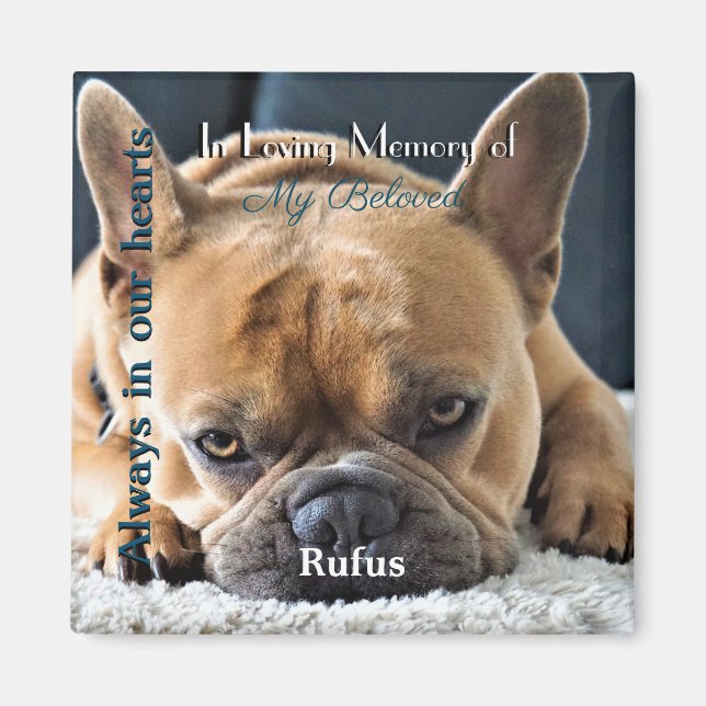 Íman Imagem Memorial com texto - (Frente)