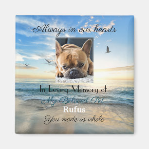 Íman Imagem Memorial com texto - Praia