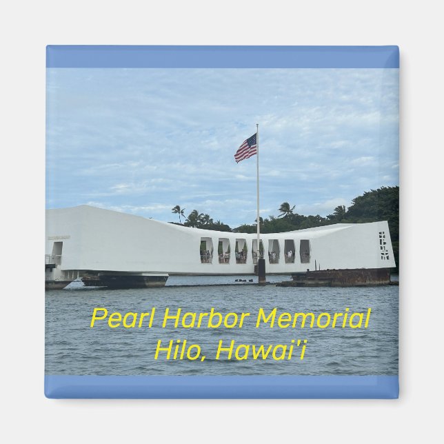 Íman Imagem Memorial Pearl Harbor (Frente)
