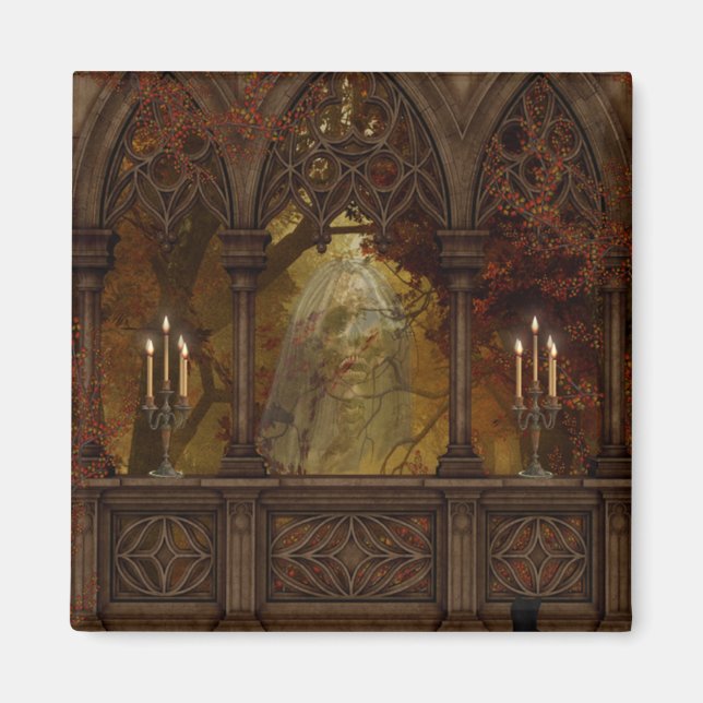 Íman Imagem Mortal do Halloween (Frente)