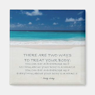 Íman Imagem Motivacional Perda de Peso: Praia 19