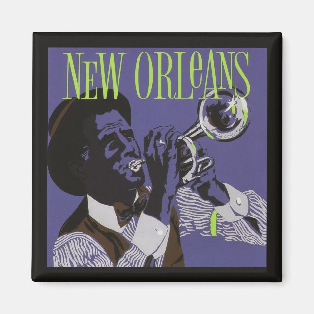 Íman Imagem musical de Nova Orleans (Frente)