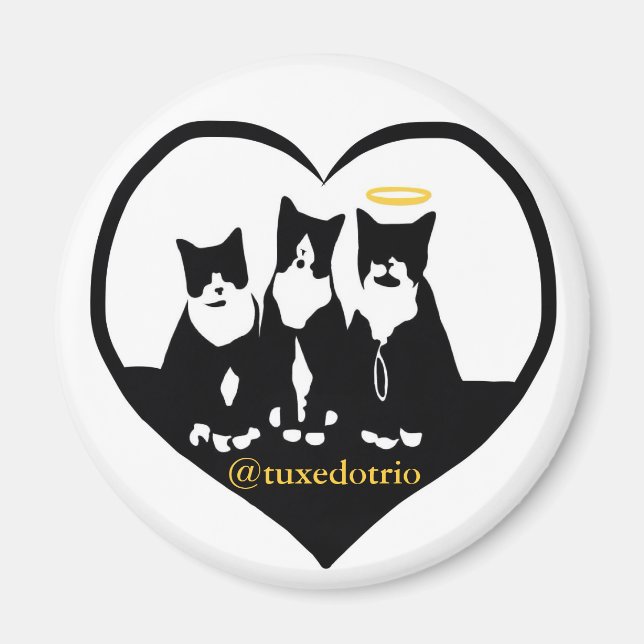 Íman Imagem original do TuxedoTrio (Frente)