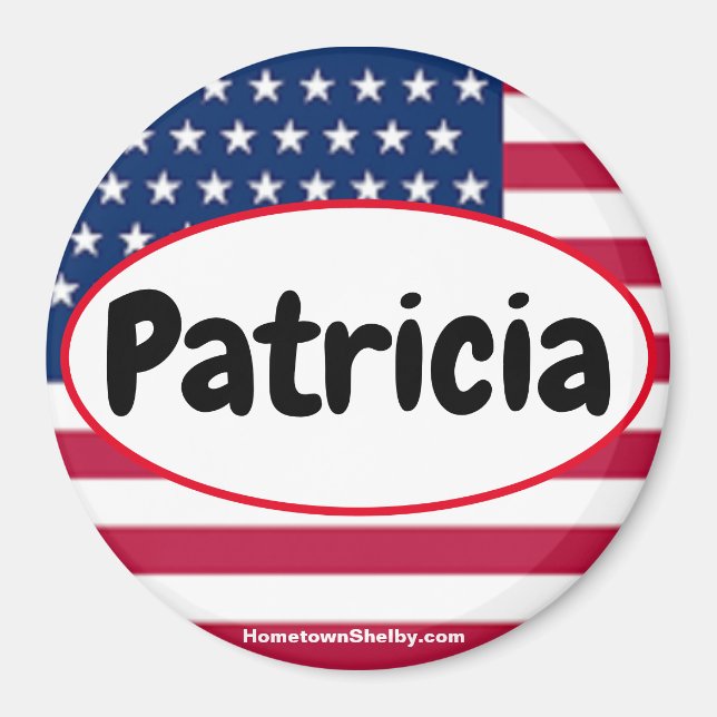 Íman Imagem Patriótica Patricia (Frente)