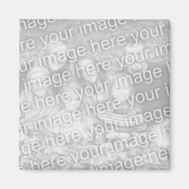 Íman Imagem personalizada com imagem (Frente)