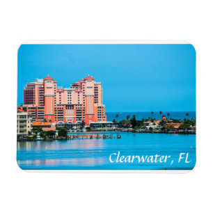 Íman Imagem personalizada da Clearwater Florida