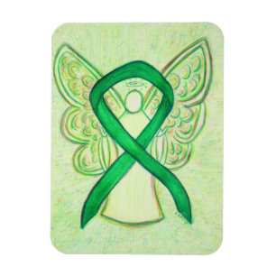 Íman Imagem Personalizada de Arte Anjo da Fita de Consc