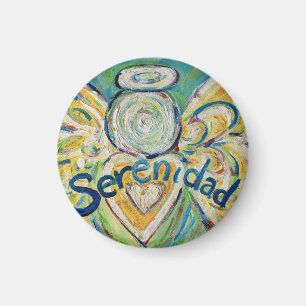 Íman Imagem Personalizada de Palavra do Anjo da Serenid