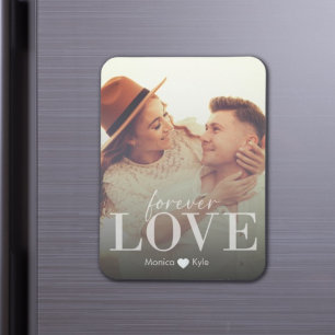 Íman Imagem Personalizada do Amor Romântico para Sempre