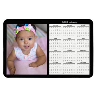 Íman Imagem Personalizada do Calendário 2025