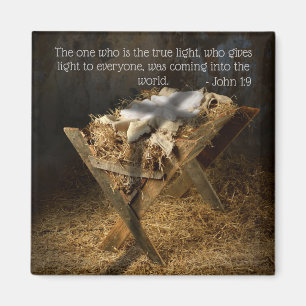 Íman Imagem personalizada do Manger Cross