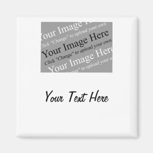 Íman Imagem personalizada e Modelo de texto para ímãs