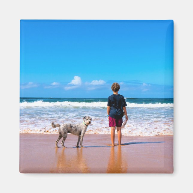 Íman Imagem Personalizada Oferece seu Design de Fotogra (Frente)